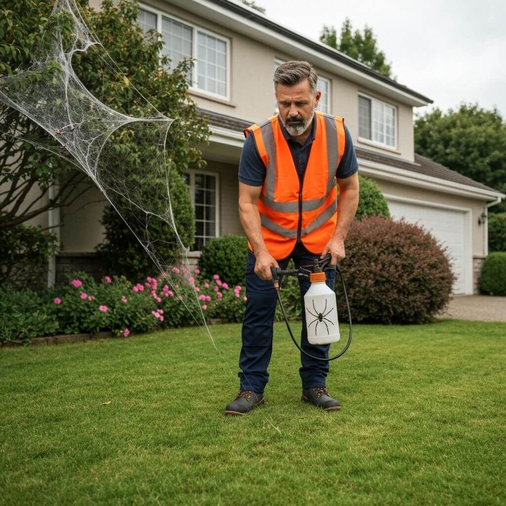 القضاء على العناكب